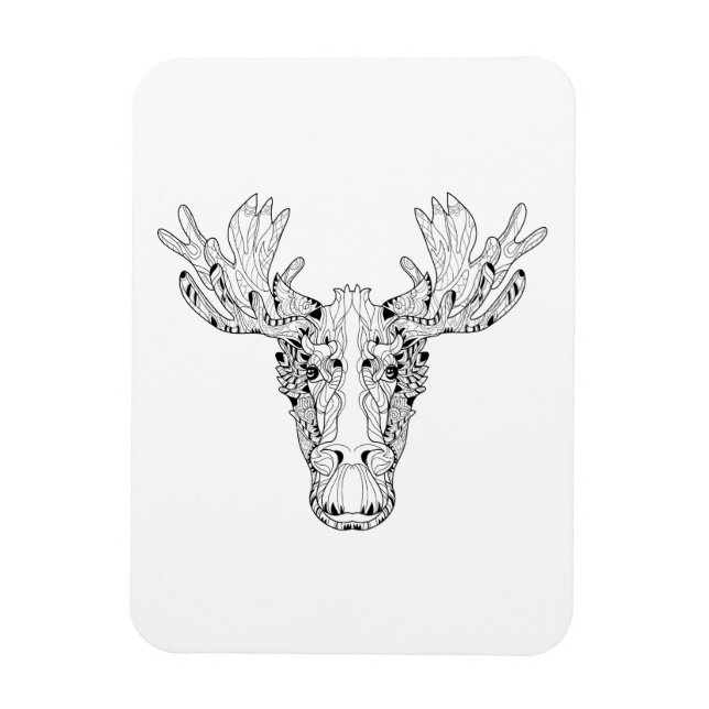 Magnet Flexible Inspiré D'Un Elk (Vertical)