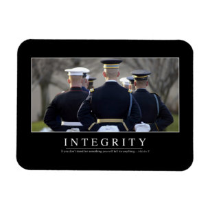 Magnet Flexible Intégrité : Citation Inspirationnelle