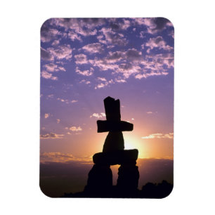 Magnet Flexible Inukshuk Territoires du Nord-Ouest, Canada