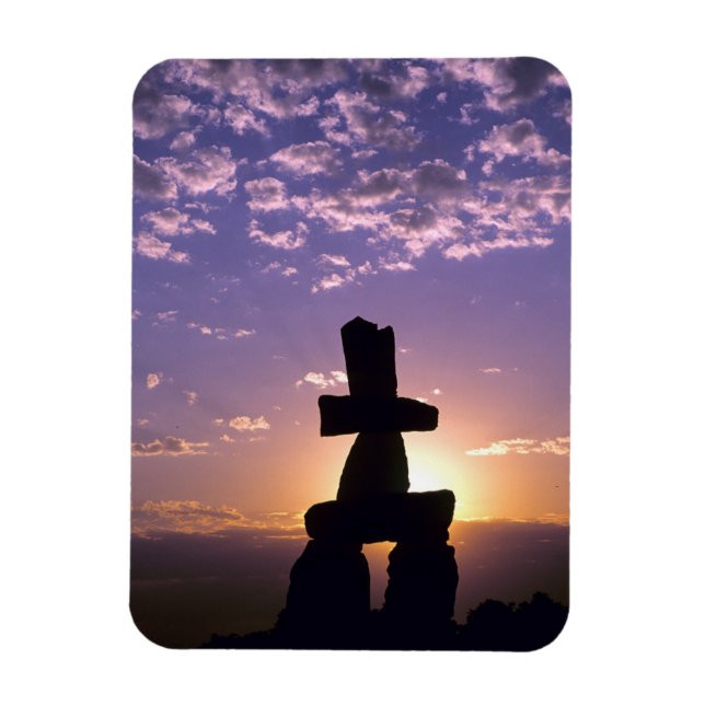 Magnet Flexible Inukshuk Territoires du Nord-Ouest, Canada (Vertical)