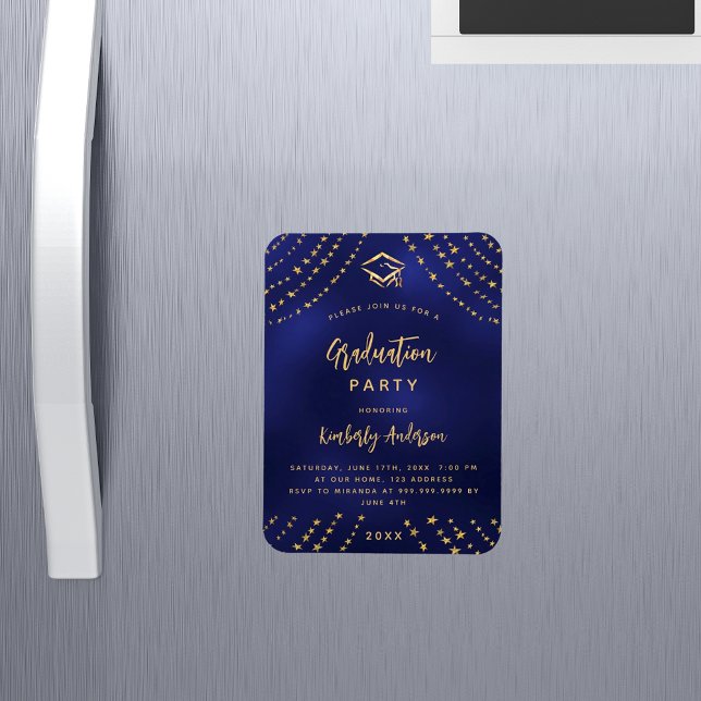 Magnet Flexible Invitation à la fête de remise de diplômes des éto (Créateur téléchargé)