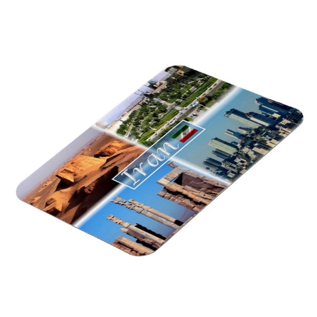 Magnet Flexible IR Iran - Ispahan - Désert de la verdure - (Côté Gauche)
