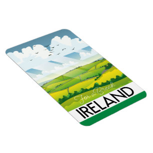 Magnet Flexible Irlande pour une pause carte postale de voyage