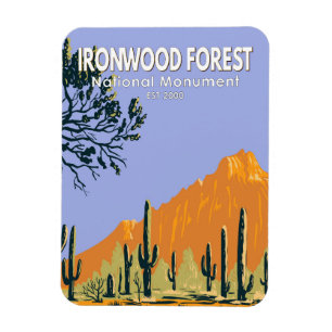 Magnet Flexible Ironwood Forest National Monument Arizona Vintage