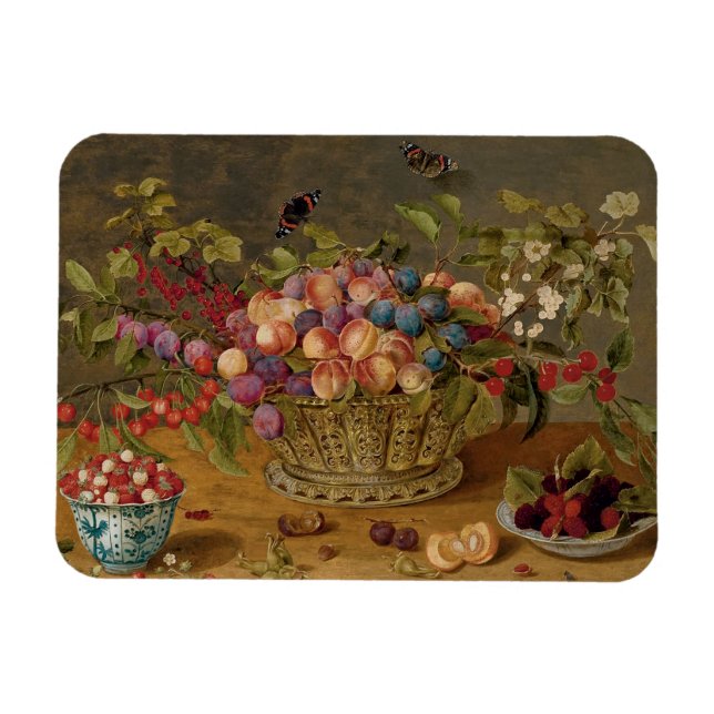 Magnet Flexible Isaak Soreau Peinture de fruits (Horizontal)