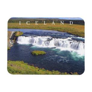Magnet Flexible Islande Faxi Waterfall vue frigo aimant