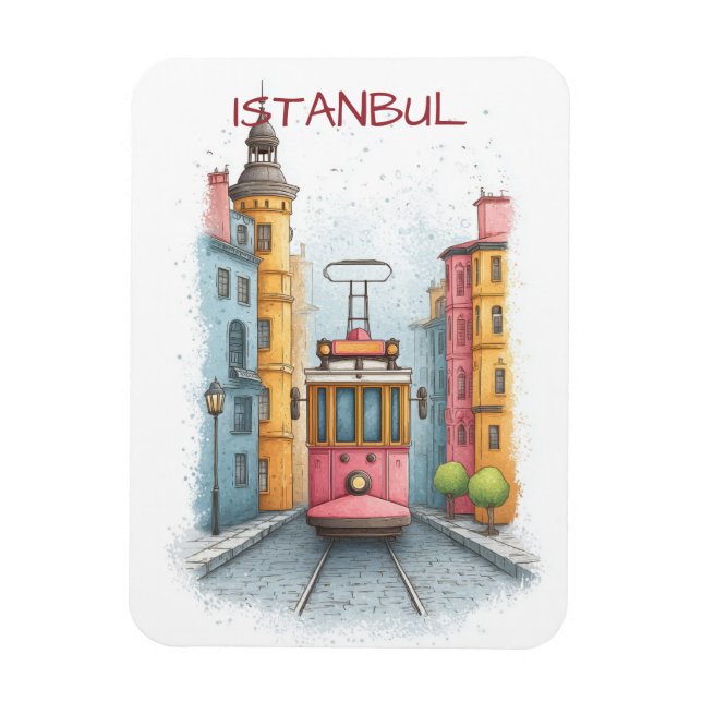 Magnet Flexible Istanbul Turkiye Travel (Vertical)