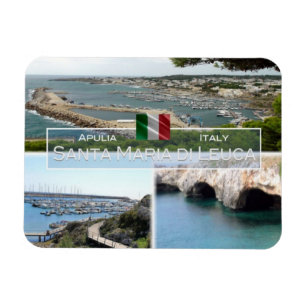 Magnet Flexible IT Italie - Père Noël Maria di Leuca - Castrignano