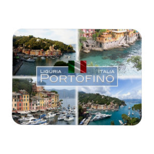 Magnet Flexible IT Italie - Portofino - Baia - Molo e Scogliera -