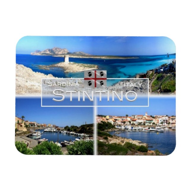 Magnet Flexible IT Italie - Stintintino - Tour Pelosa - (Horizontal)