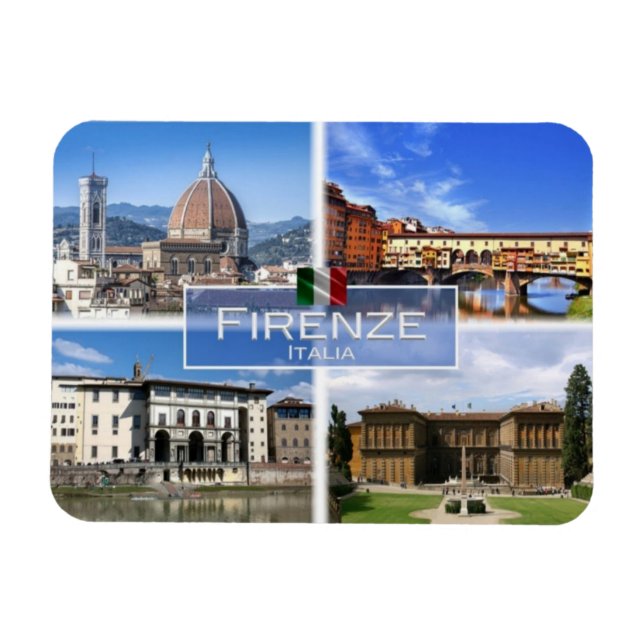 Magnet Flexible IT Italy - Firenze Italia - Ponte Vecchio - (Horizontal)