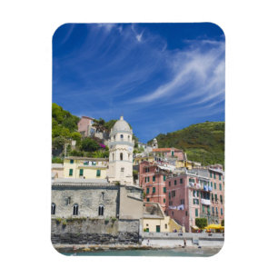 Magnet Flexible Italie, Cinque Terre, Vernazza, Port et Église