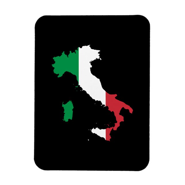 Magnet Flexible Italie dans les couleurs du drapeau (Vertical)