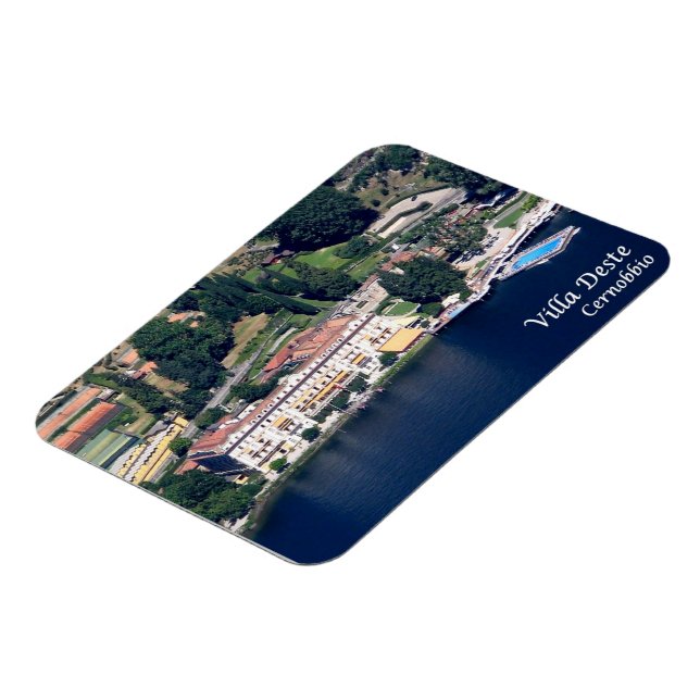 Magnet Flexible Italie - Lac de Côme - Cernobbio - Villa D'Este - (Côté Gauche)