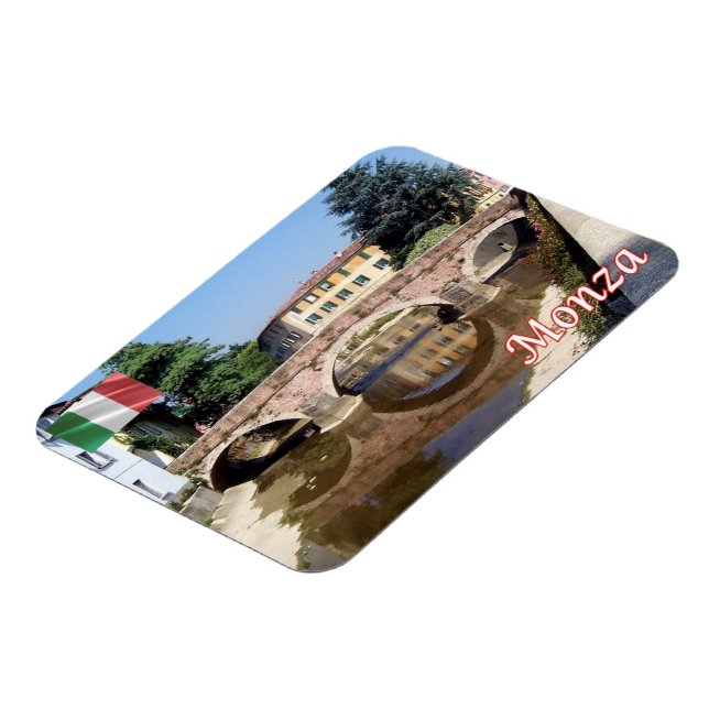 Magnet Flexible Italie - Lombardie - Pont Monza - San Gerardino - (Côté Gauche)