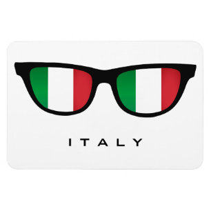 Magnet Flexible Italie Nuances texte et aimant couleur personnalis