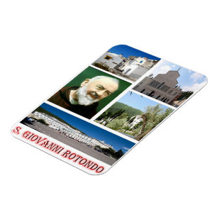 Magnet Flexible Italie - Pouilles - Foggia - S.G.Rotondo - Mosaic 