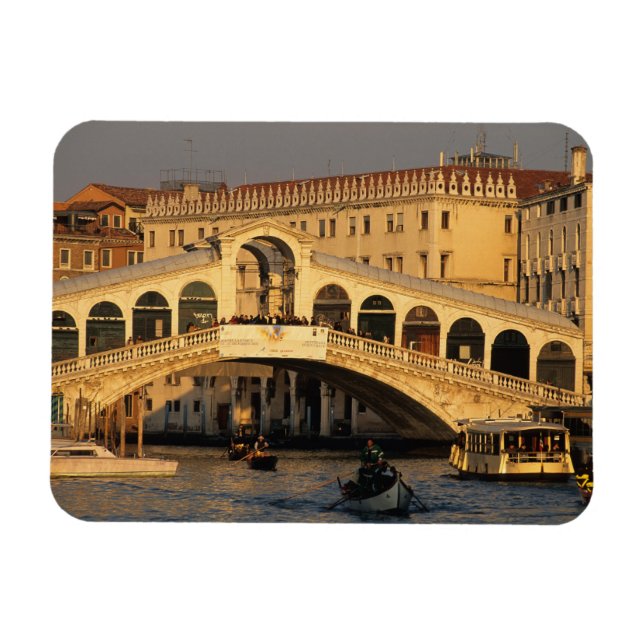 Magnet Flexible Italie, Vénétie, Venise, Canal Grande et Rialto (Horizontal)