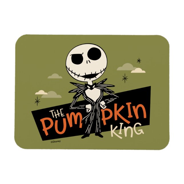 Magnet Flexible Jack Skellington le roi Citrouille (Horizontal)