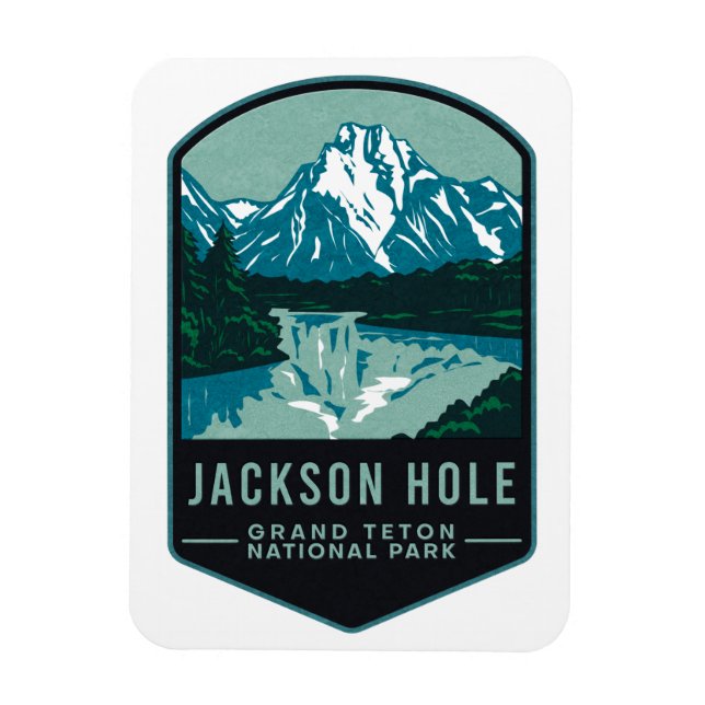 Magnet Flexible Jackson Hole Grand Teton National Park (Vertical)