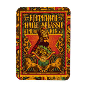 Magnet Flexible Jah Rastafari Selassie Rasta Reggae Afrika Racines