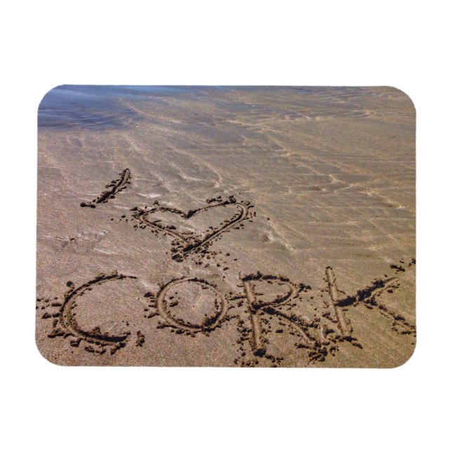 Magnet Flexible J'aime Cork, Cork Irlande (Horizontal)