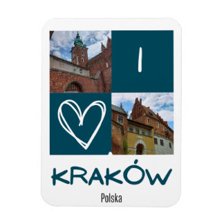 Magnet Flexible J'aime Cracovie