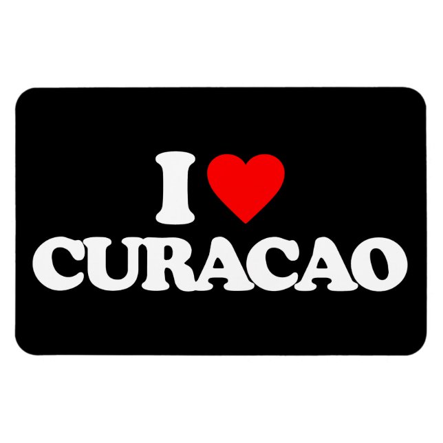MAGNET FLEXIBLE J'AIME CURACAO (Horizontal)