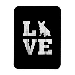 Magnet Flexible j'aime français bulldog frenchie chien propriétair