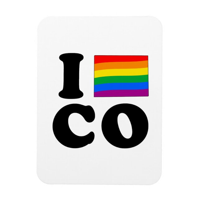 MAGNET FLEXIBLE J'AIME GAY COLORADO (Vertical)