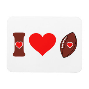 Magnet Flexible J'aime le football
