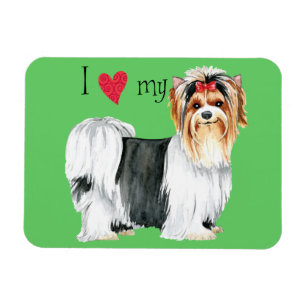 Magnet Flexible J'aime ma Biewer Terrier