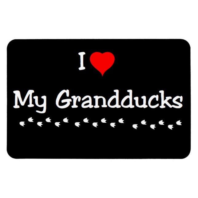 Magnet Flexible J'Aime Mes Petits Canards (Horizontal)