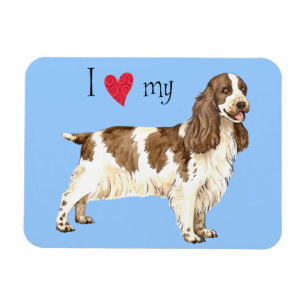 Magnet Flexible J'aime mon anglais Cocker Spaniel