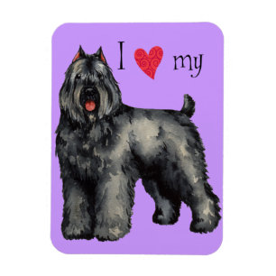 Magnet Flexible J'aime mon Bouvier