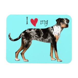 Magnet Flexible J'aime mon Catahoula