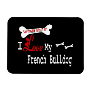 Magnet Flexible J'Aime Mon Chien À Balle Français