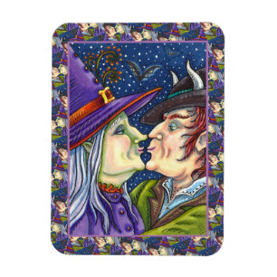 MAGNET FLEXIBLE JAMAIS TROP VIEUX POUR LA ROMANCE, SORCIÈRE ET SOR