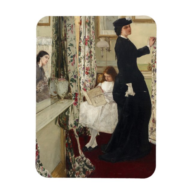 Magnet Flexible James Whistler - La Salle De Musique (Vertical)