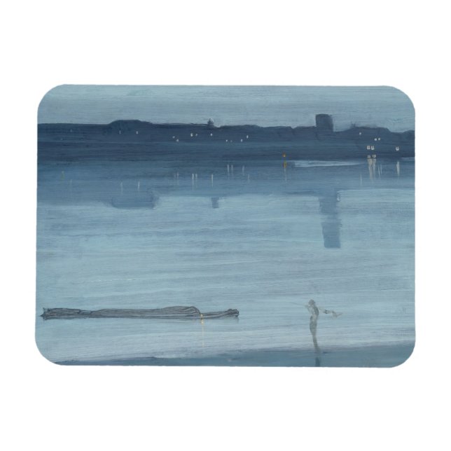 Magnet Flexible James Whistler - Nocturne : Chelsea (Horizontal)