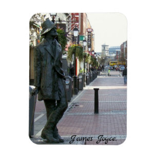 Magnet Flexible Janes Joyce auteur irlandais sculpture grandeur na