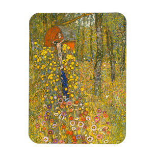 Magnet Flexible Jardin agricole Gustav Klimt avec Crucifix