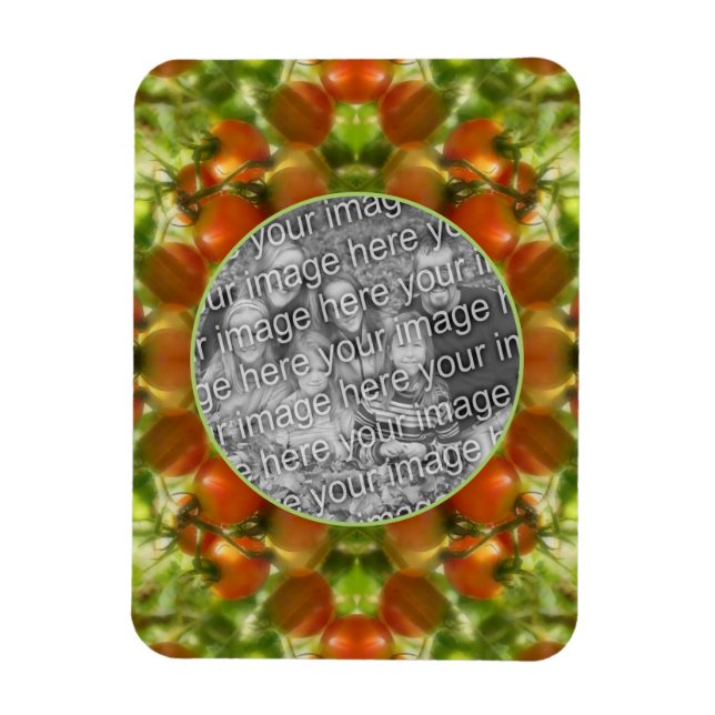 Magnet Flexible Jardin Cherry Tomates Nature Ajouter Votre Propre  (Vertical)