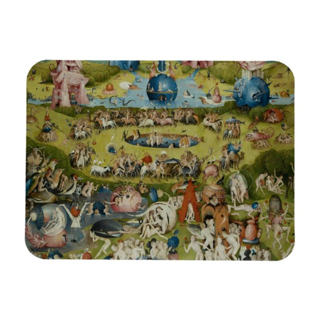 Magnet Flexible Jardin des délices terrestres, 1490-1500 (Horizontal)