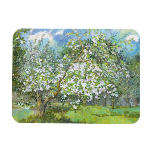 Magnet Flexible Jardin fleuri (Horizontal)