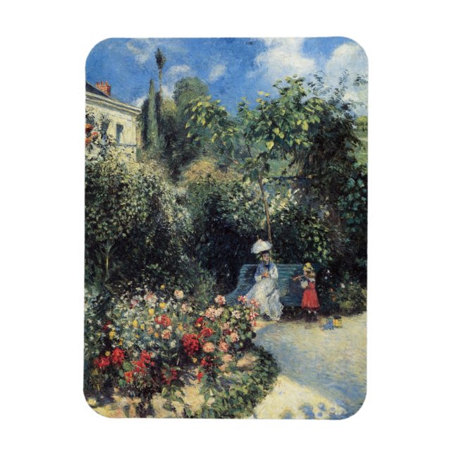 Magnet Flexible Jardin Pontoise Camille Pissarro (Vertical)