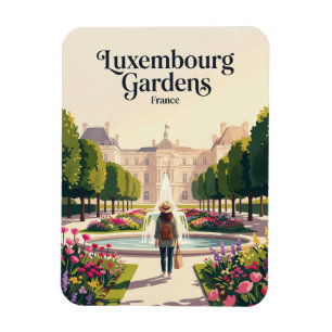 Magnet Flexible Jardins du Luxembourg France