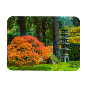 Magnet Flexible Jardins Japonais En Automne À Portland, Oregon