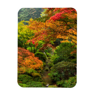 Magnet Flexible Jardins Japonais En Automne À Portland, Oregon 2