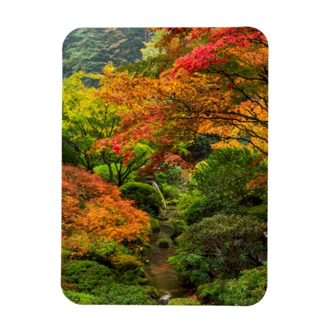 Magnet Flexible Jardins Japonais En Automne À Portland, Oregon 2 (Vertical)